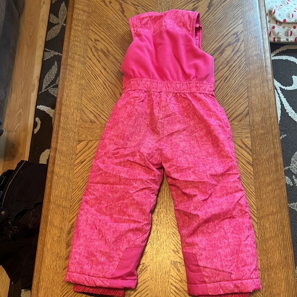 32 degrees kids bib snowsuit snow pants bibs overalls  pink 5 - Picture 5 of 6